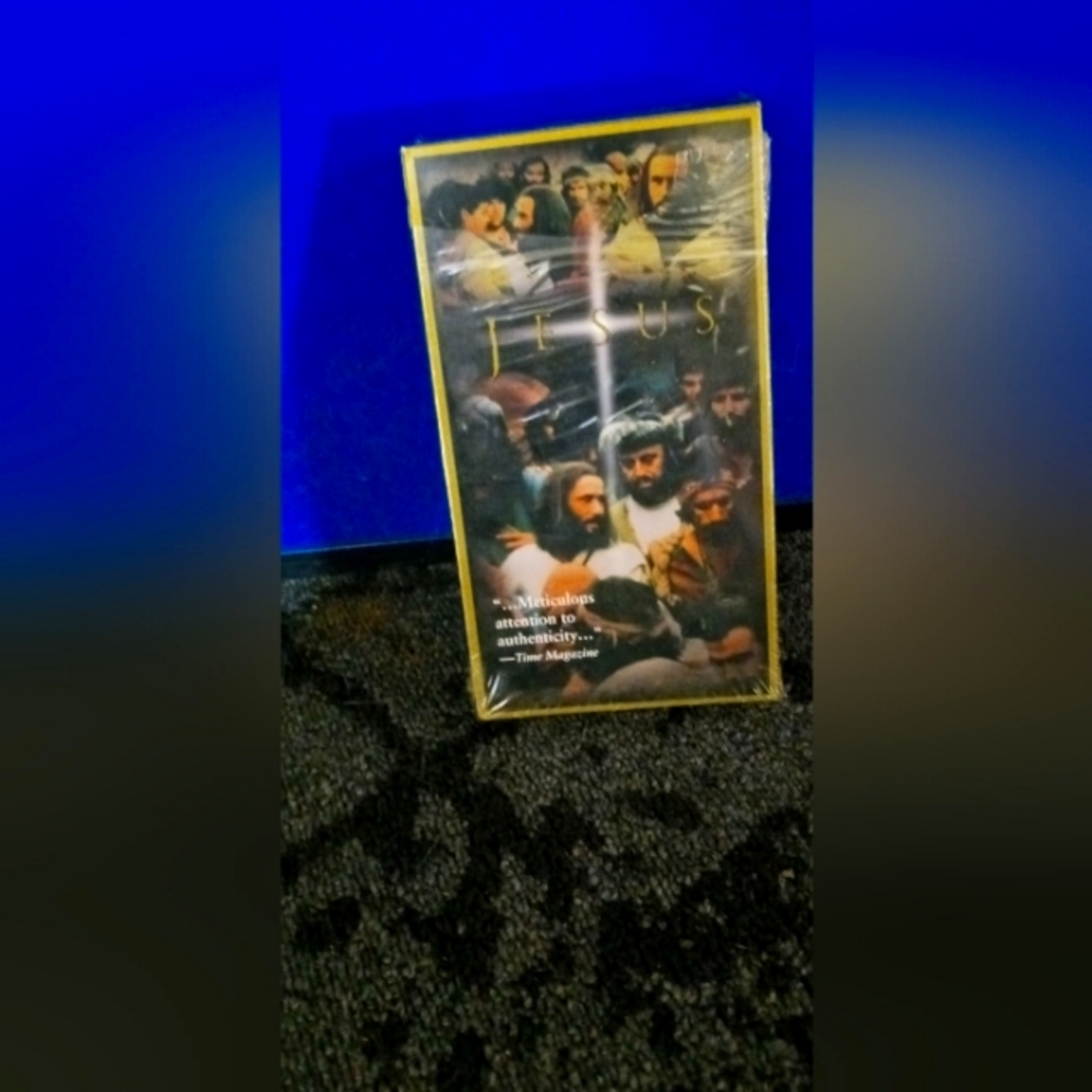 Jesus (Yellow) VHS Tape - Religious Film
